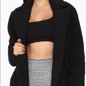 Fashion Nova Just Go For It Sherpa Coat (3/$50)